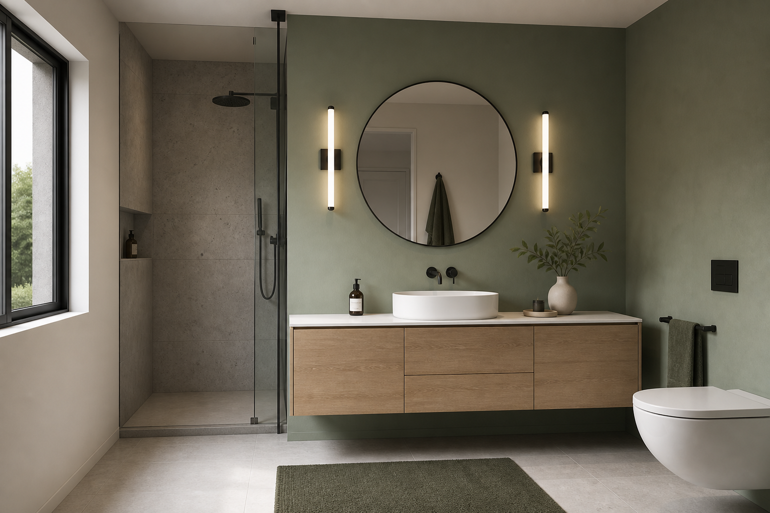 Salle de bains conçue en 3D