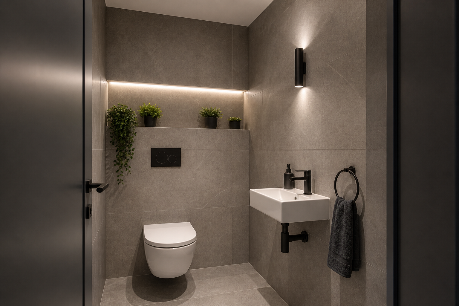 Finitions carrelage WC